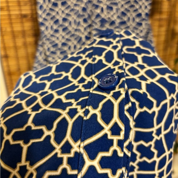 Laundry by Shelli Segal Patterned Long Sleeve Dress Knee Length Size 4 - Picture 9 of 16